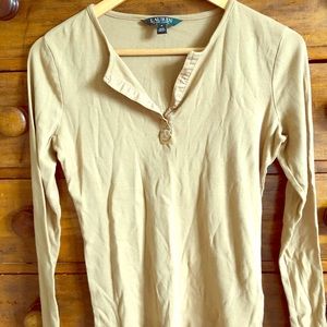 Long sleeve Lauren by Ralph Lauren shirt.